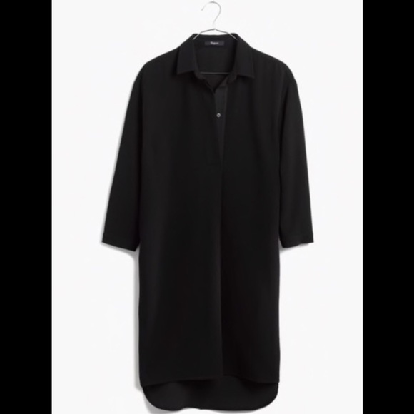 ⚡️SALE⚡️Madewell moviehouse black shirt dress - Picture 2 of 2